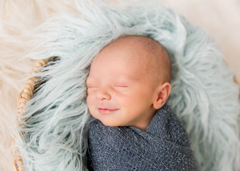 Boston newborn photographers | smiling babies - Isabel Sweet